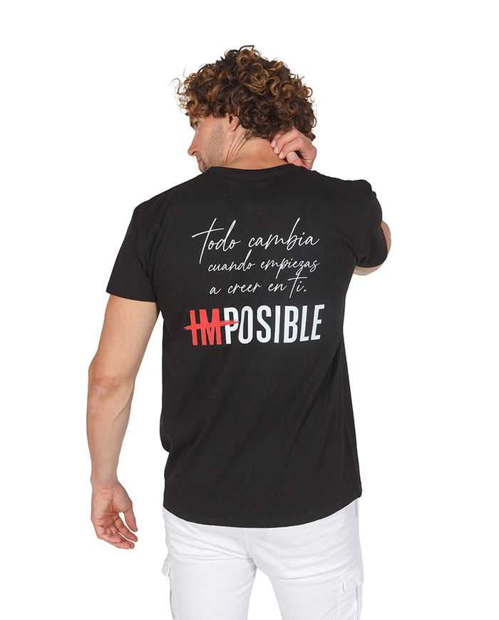 Camiseta Rubio José Imposible Negra