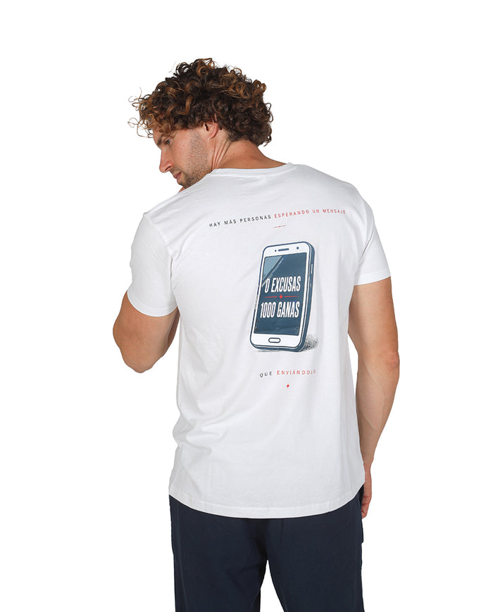 Camiseta Rubio José Móvil Blanco