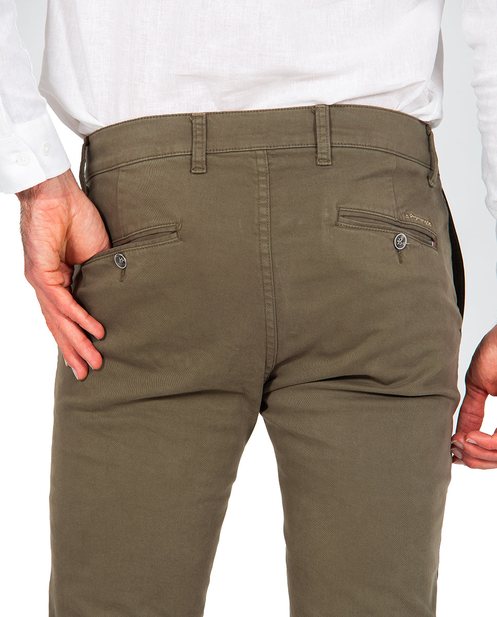 Chino Skiny Verde Caza