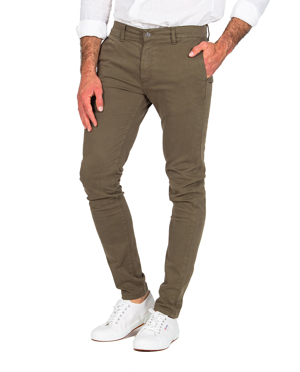 Chino Skiny Verde Caza