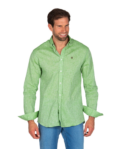 Camisa Lino Verde