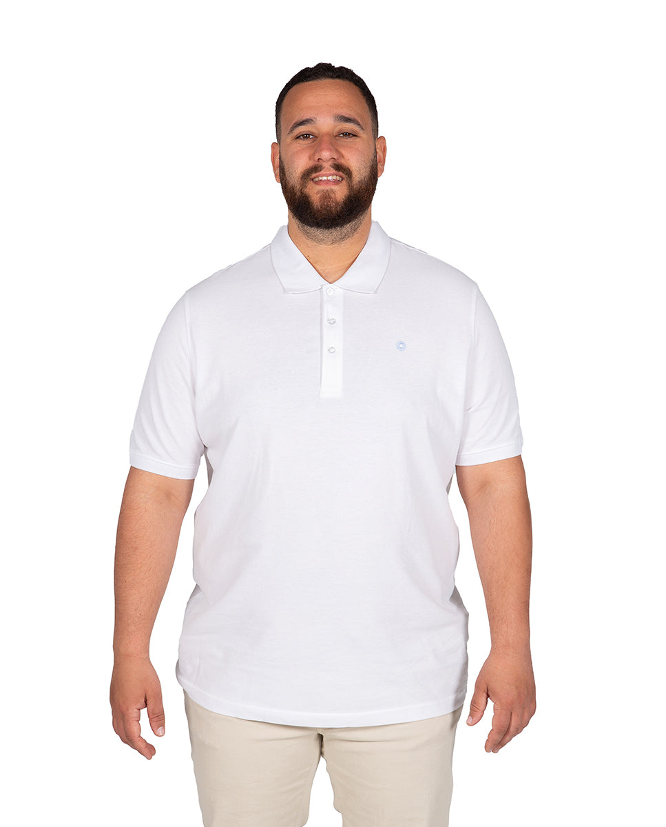 Plus Size Cotton Polo