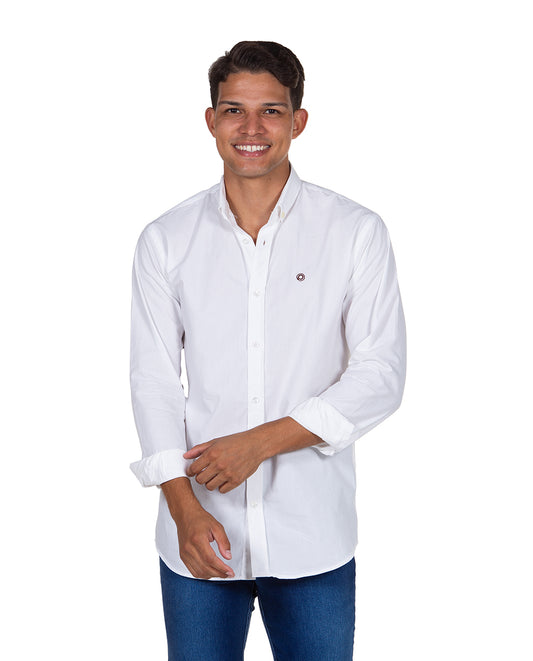 White Pin Point Shirt