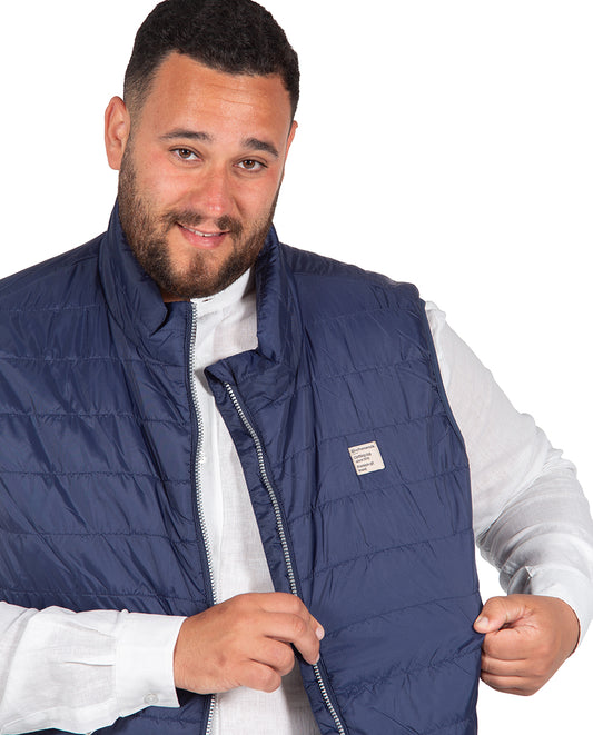 Navy Polyester Vest