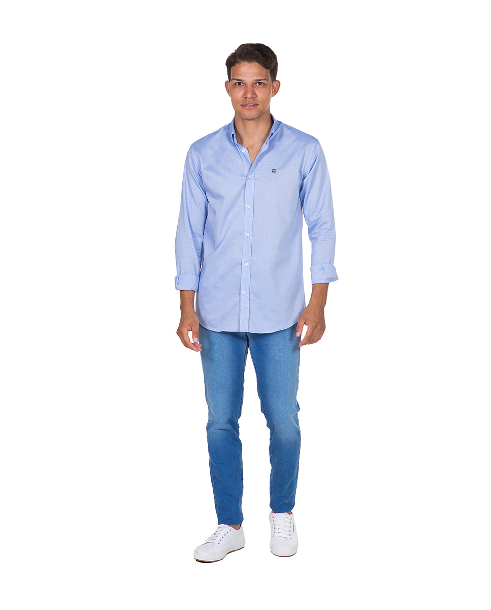 Light Blue Pin Point Shirt