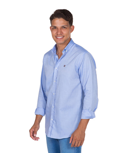 Light Blue Pin Point Shirt