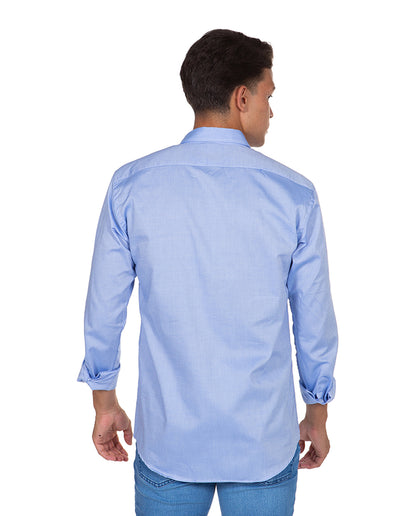 Light Blue Pin Point Shirt