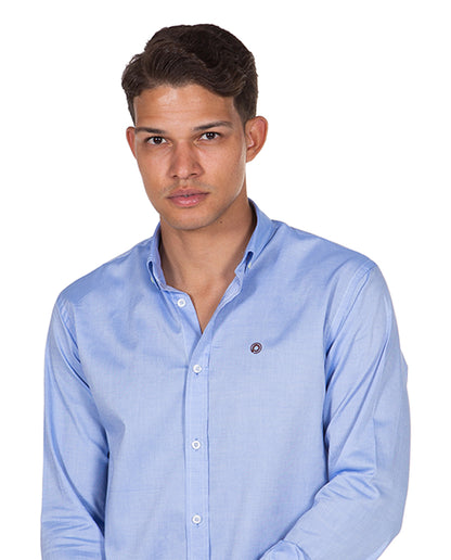 Light Blue Pin Point Shirt