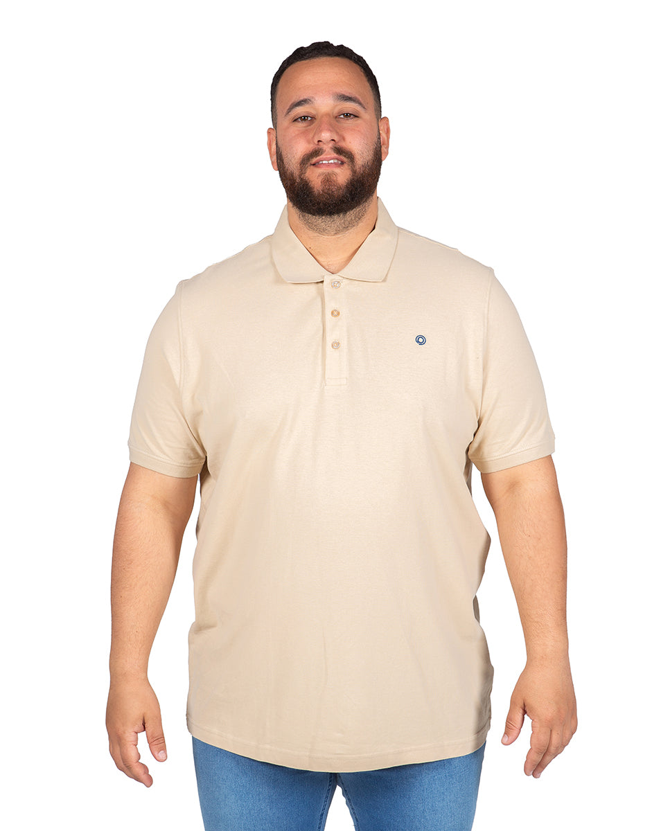 Plus Size Cotton Polo