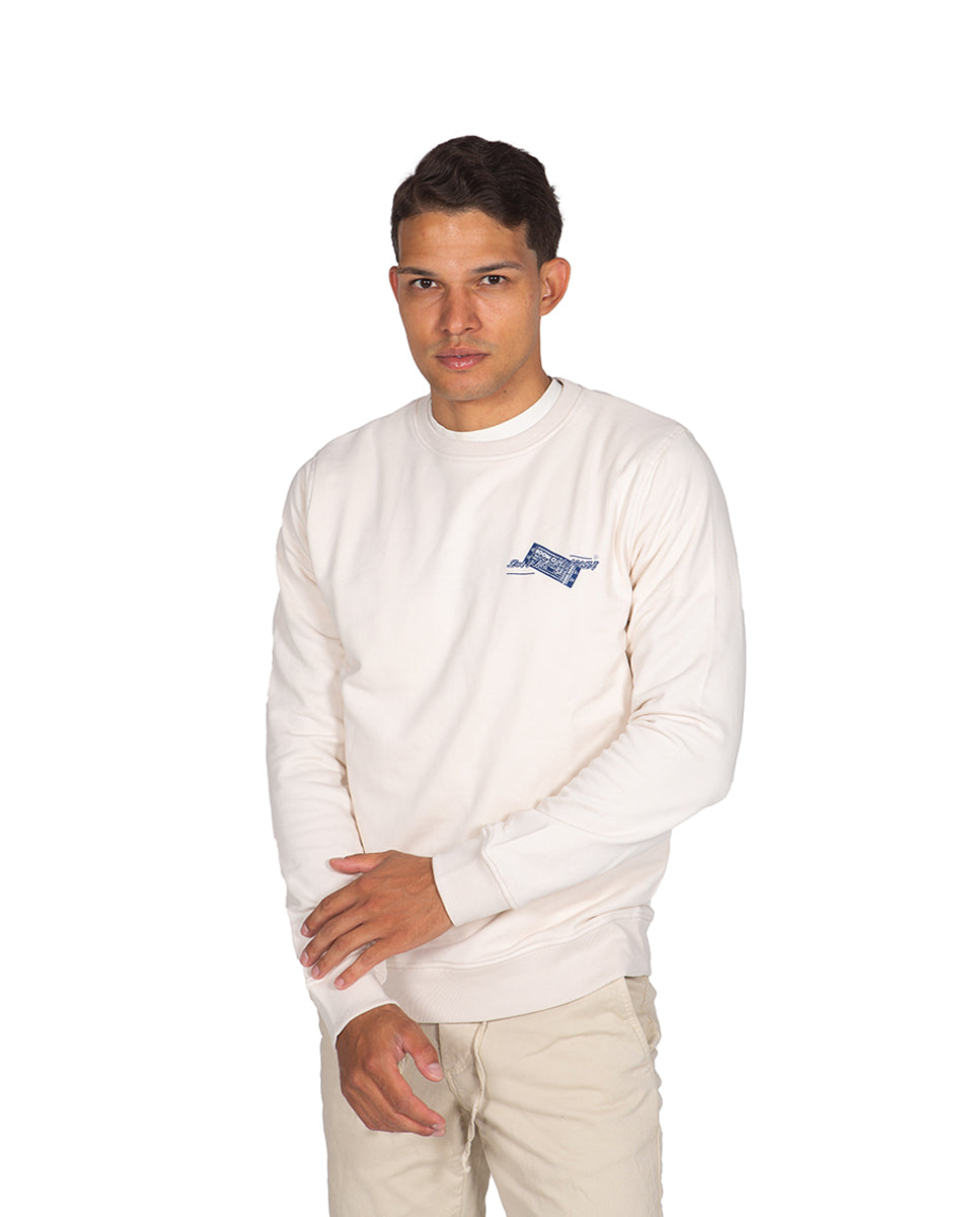 Sudadera Avión Crema