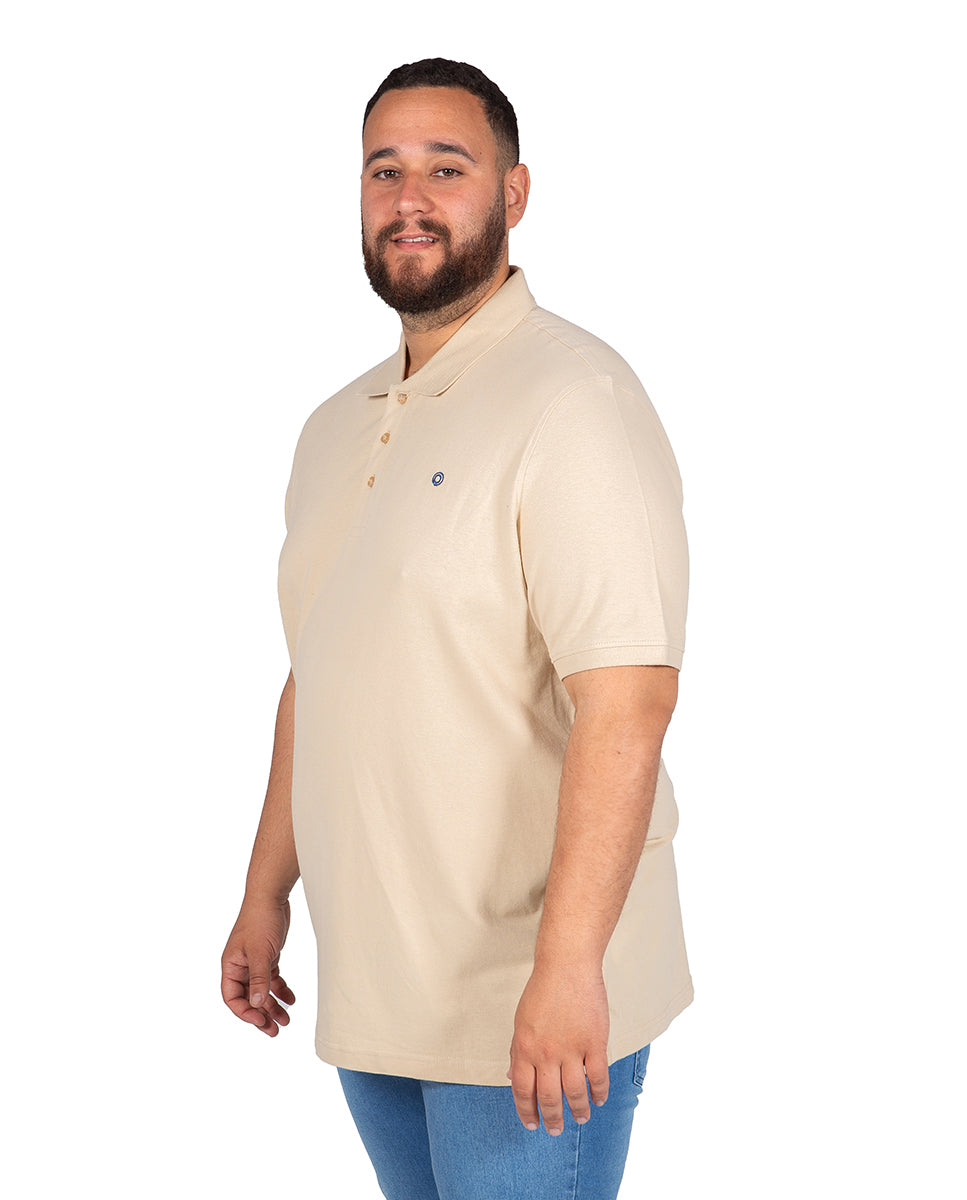 Plus Size Cotton Polo