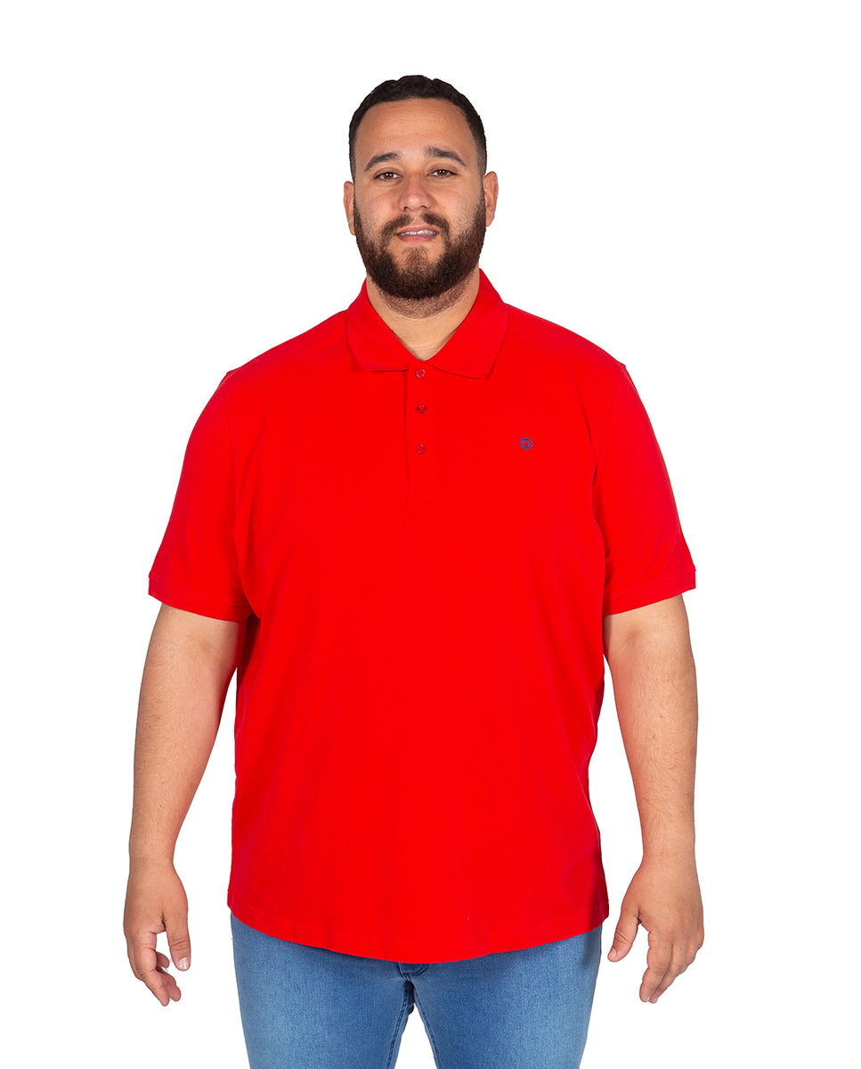 Plus Size Cotton Polo