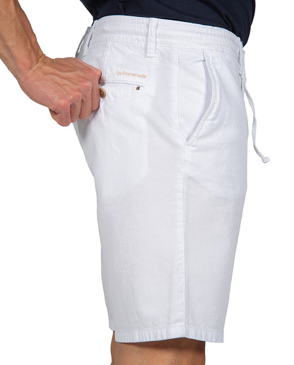 Bermuda Jogger Blanco