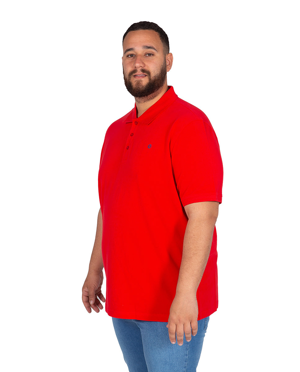 Plus Size Cotton Polo