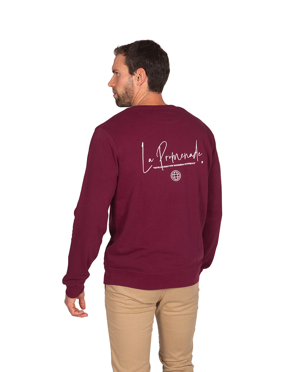 Travel Bordeaux Sweatshirt