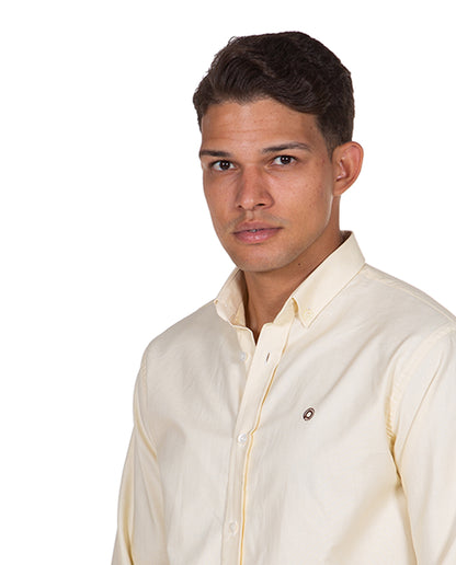 Camisa Oxford Amarillo