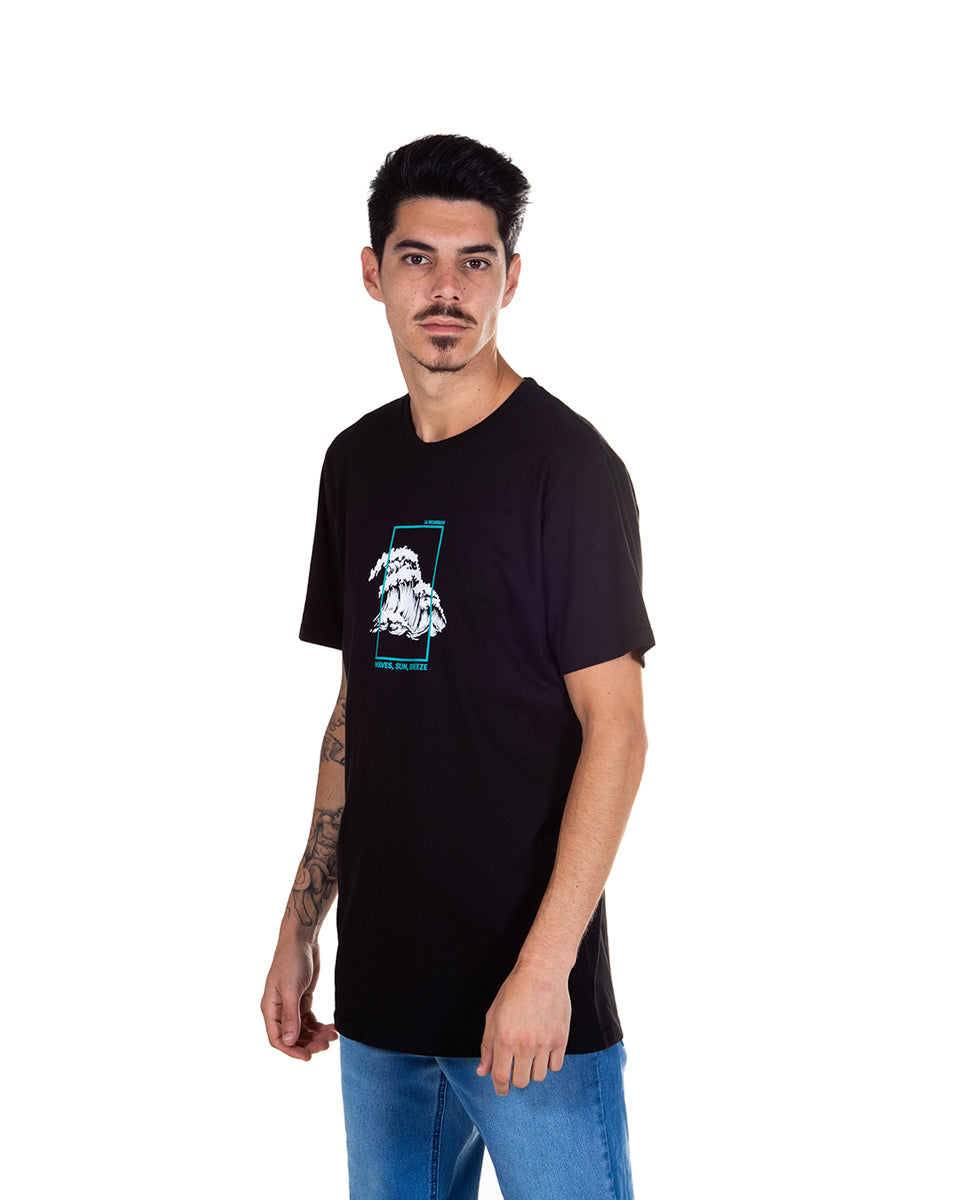 Camiseta Ola Negra