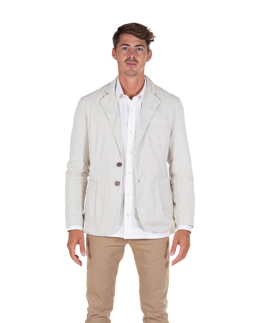 Ecru Stretch Sport Blazer