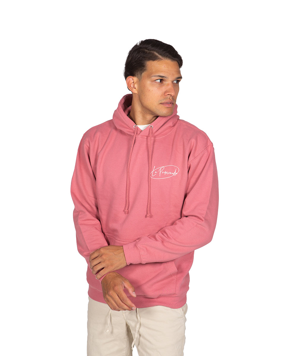 Sudadera Capucha Travel Rosa