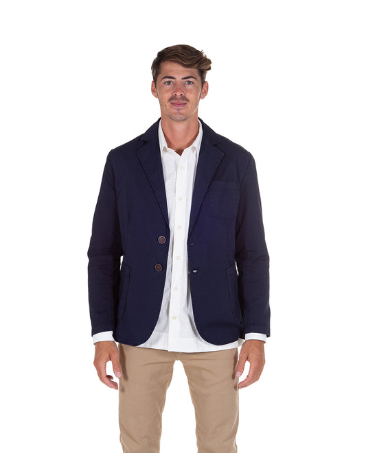 Navy Elastic Sport Blazer