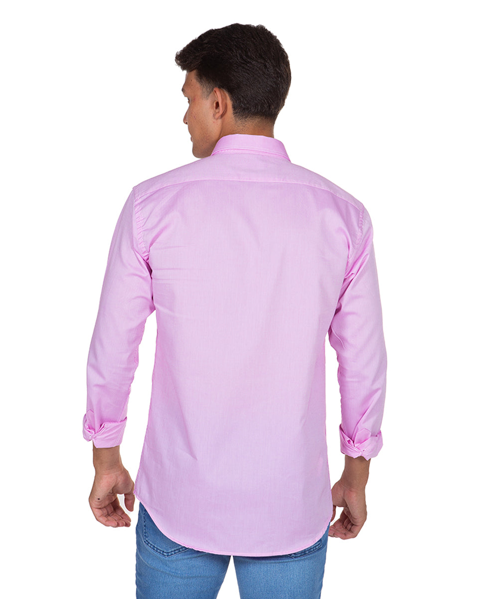 Camisa Pin Point Rosa