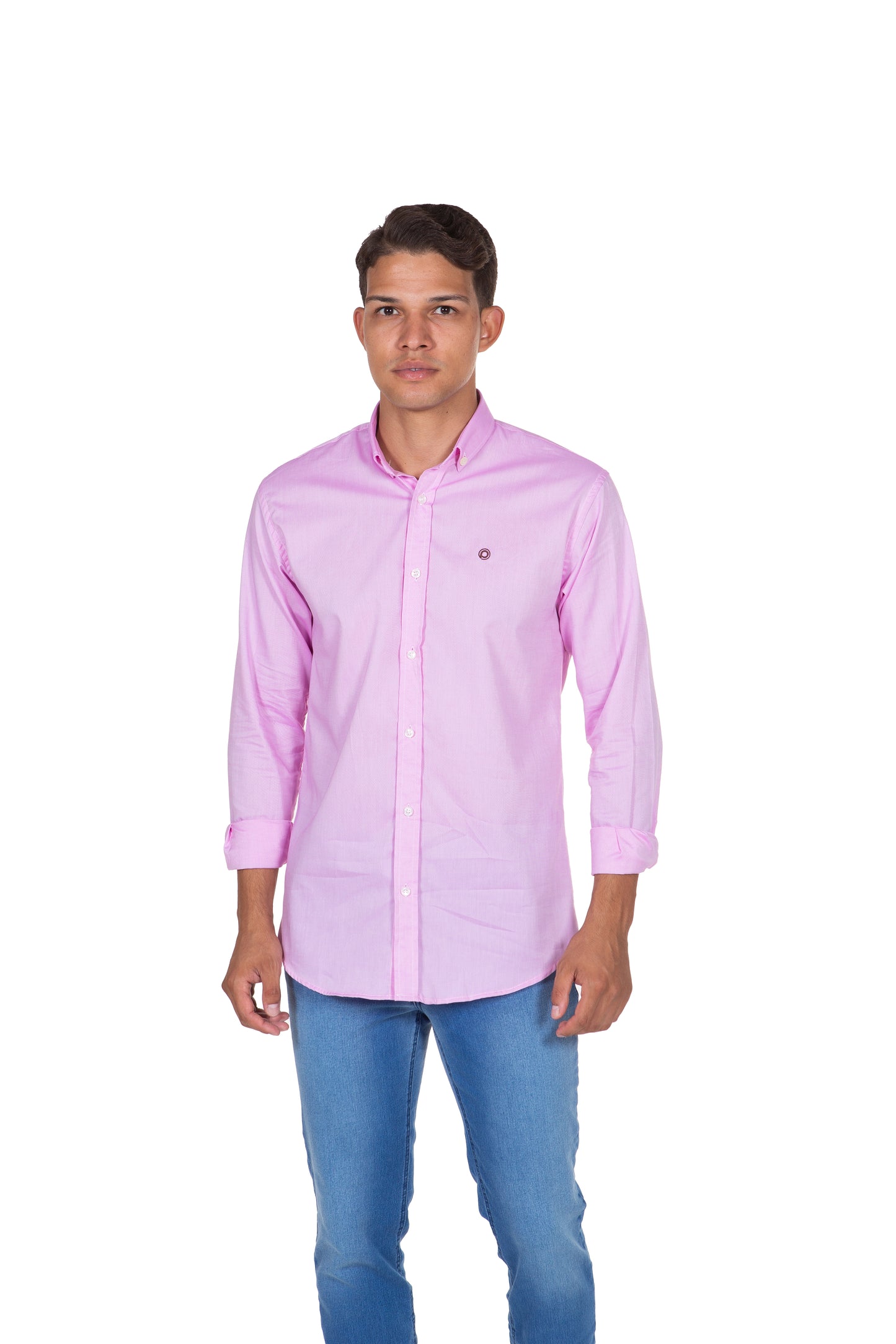 Camisa Pin Point Rosa