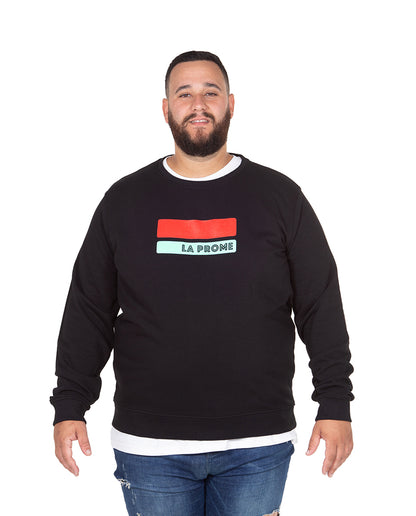 Plus Size Stripes Sweatshirt