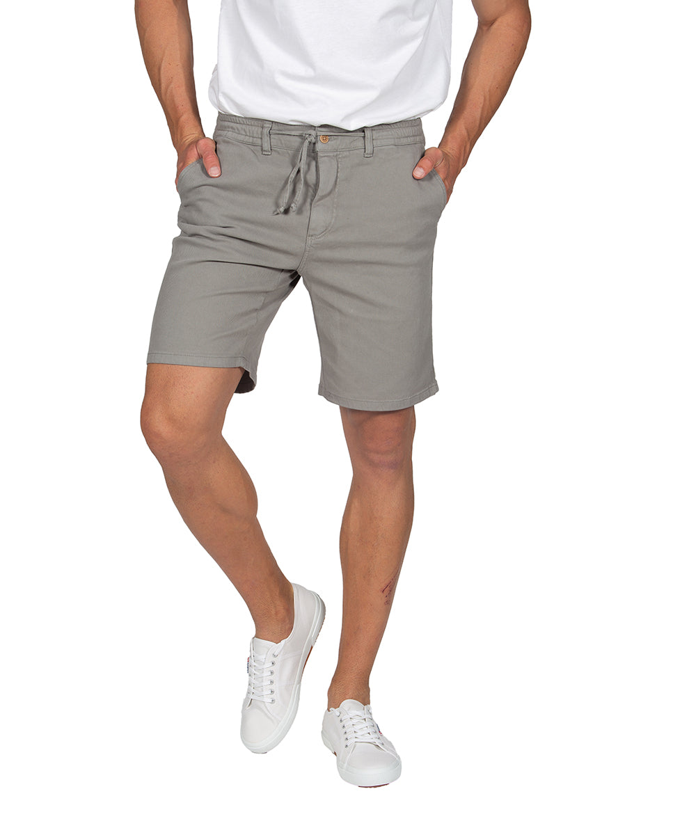 Bermuda Jogger Gris Verdoso