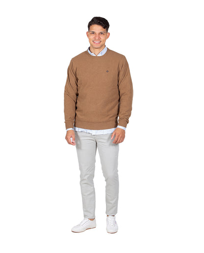 Beige Wool Sweater