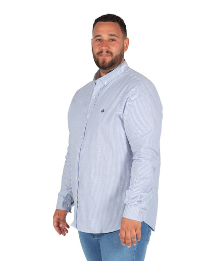 Camisa Oxford Rayas Tallas Grandes