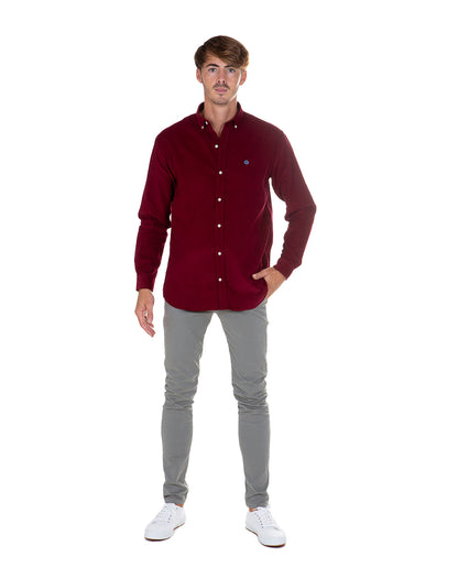 Plain Micro Corduroy Shirt