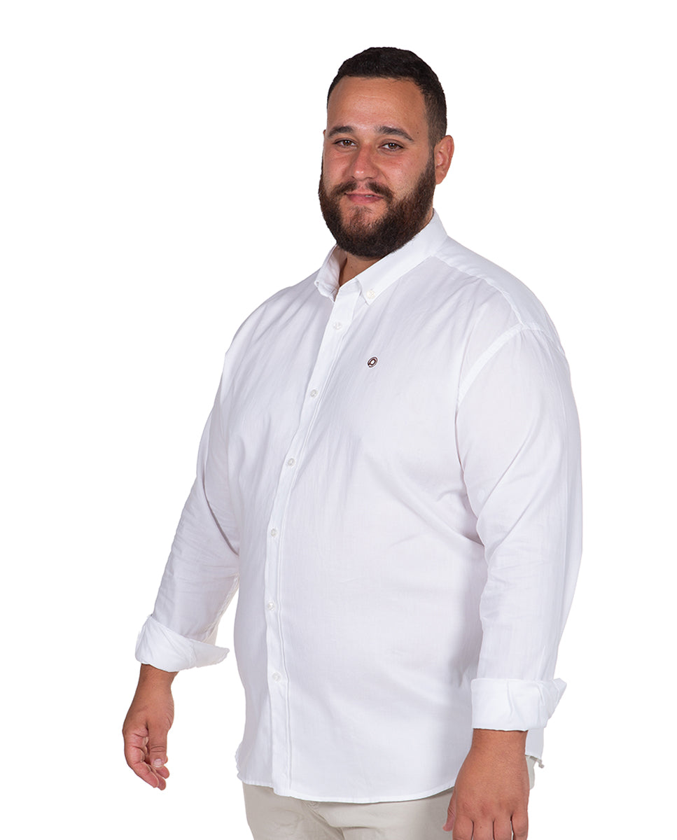 Camisa Pin Point Blanca