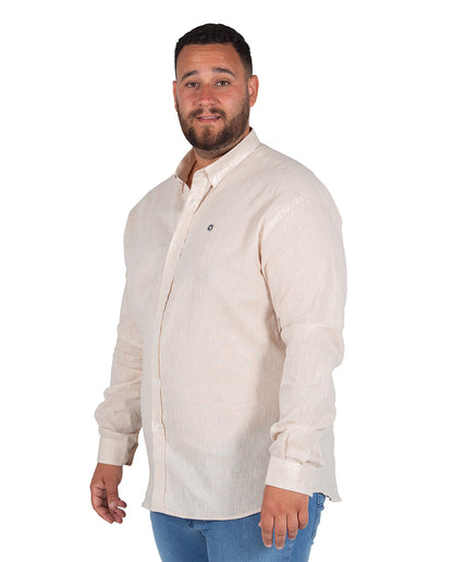 Plus Size Linen Shirt