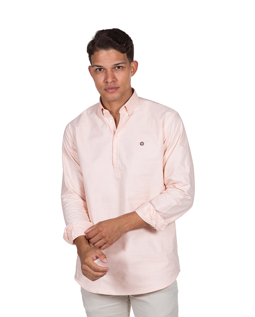 Polera Oxford Salmón