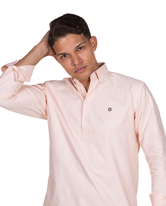 Polera Oxford Salmón