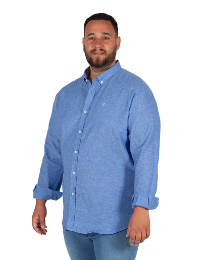 Blue Linen Shirt