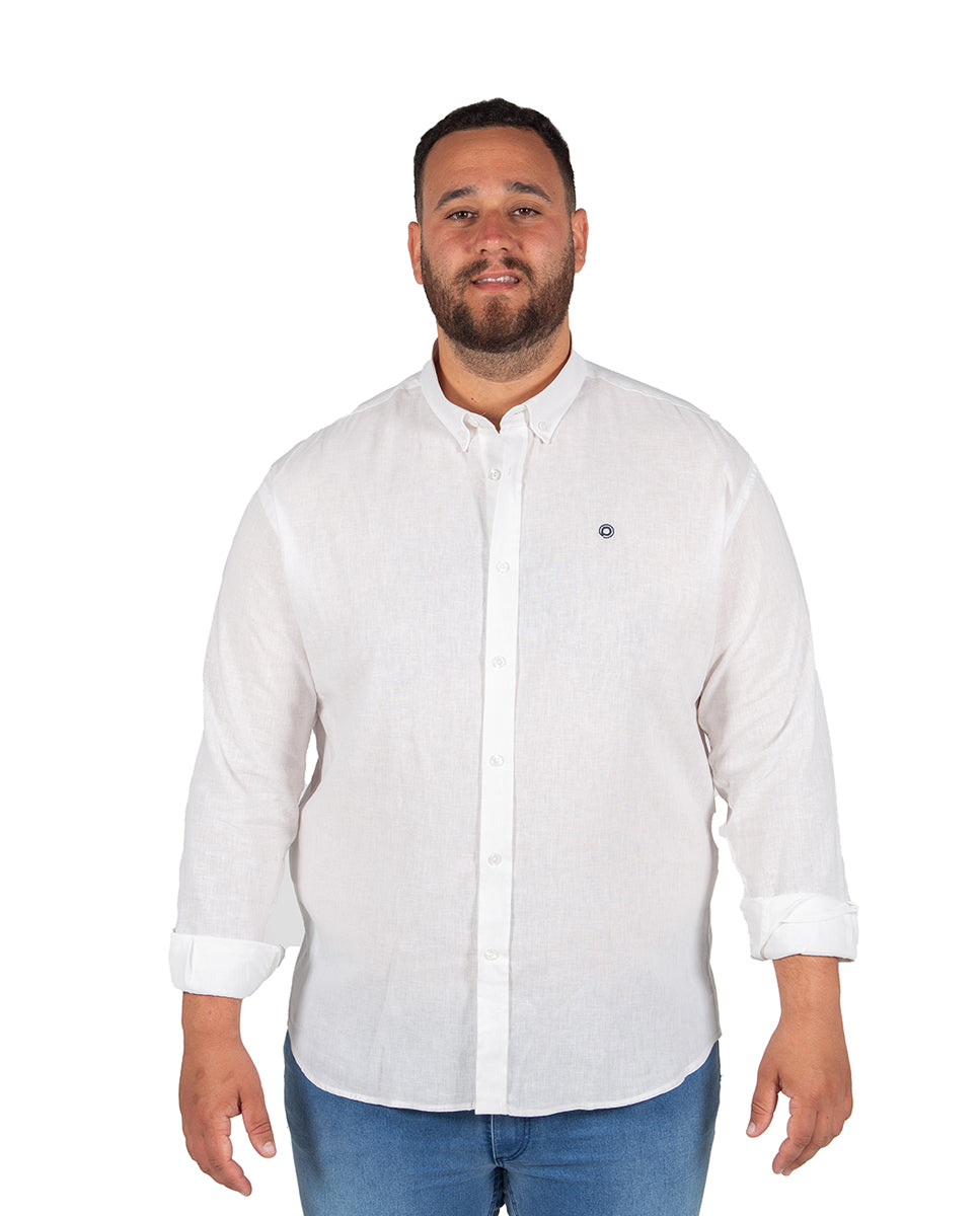 Plus Size Linen Shirt