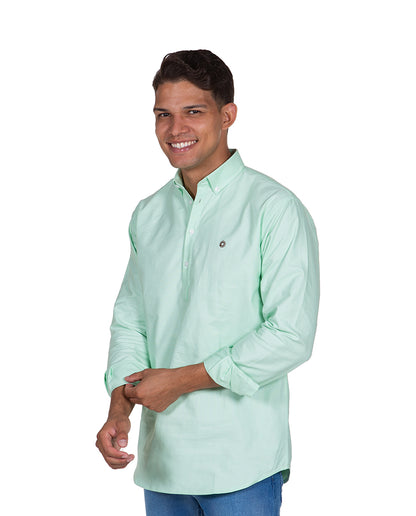 Polera Oxford Verde Menta