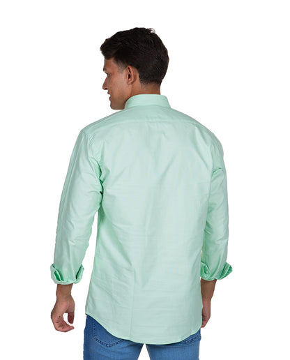 Polera Oxford Verde Menta