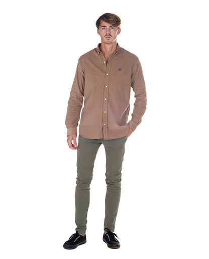 Plain Micro Corduroy Shirt