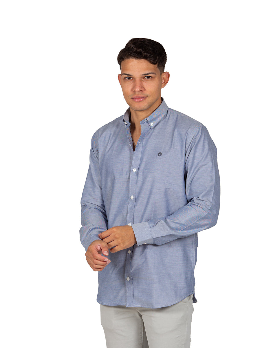 Camisa Oxford Azulón