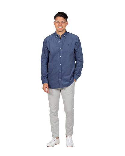 Plain Micro Corduroy Shirt