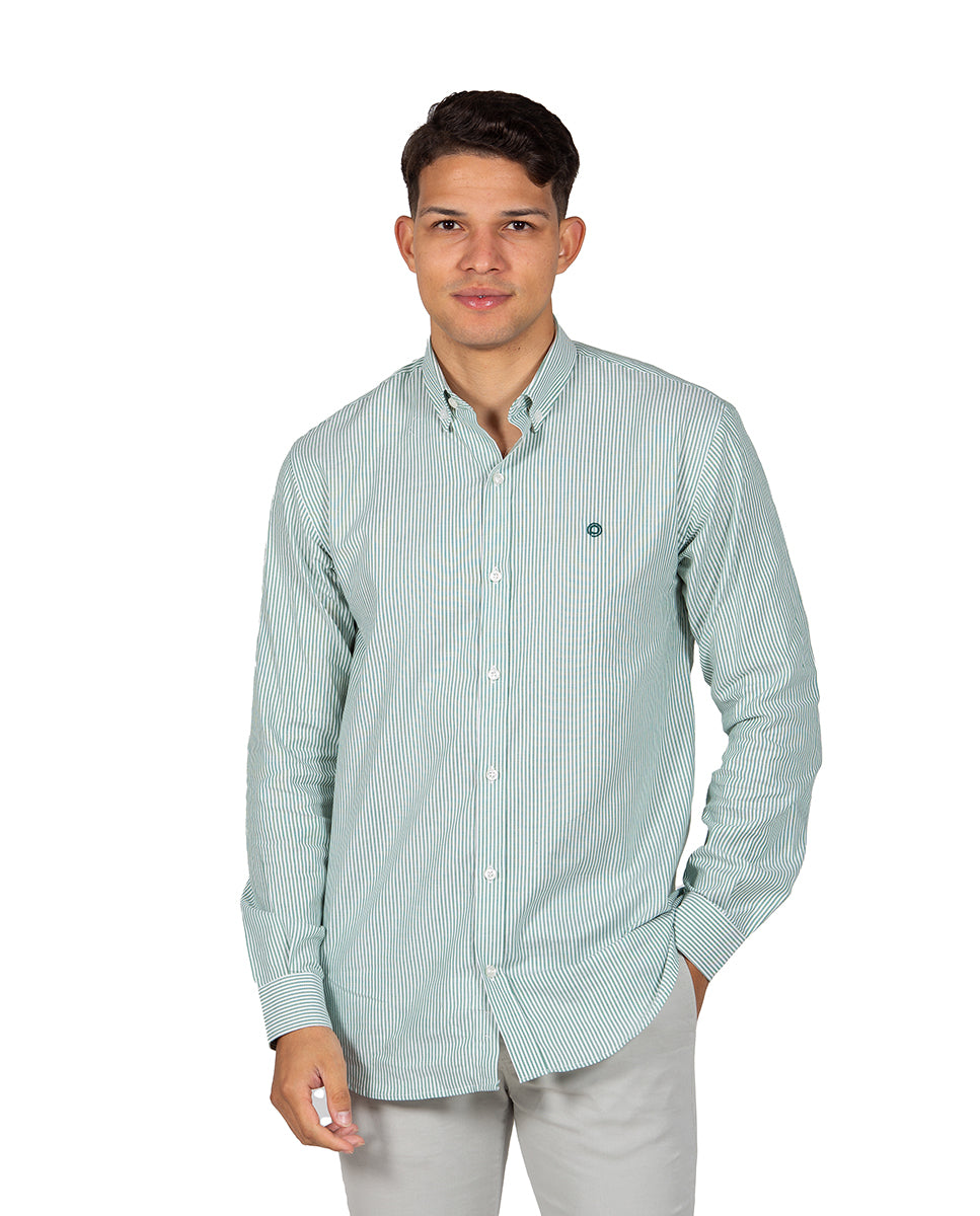 Camisa Oxford Rayas