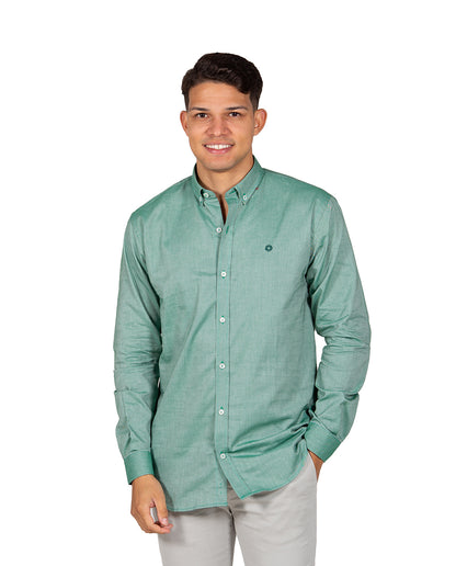 Camisa Oxford Liso