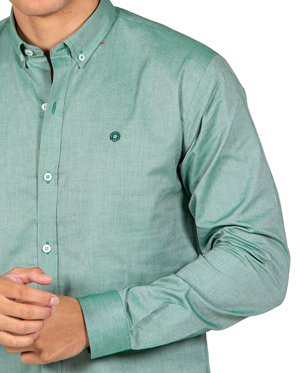 Camisa Oxford Liso