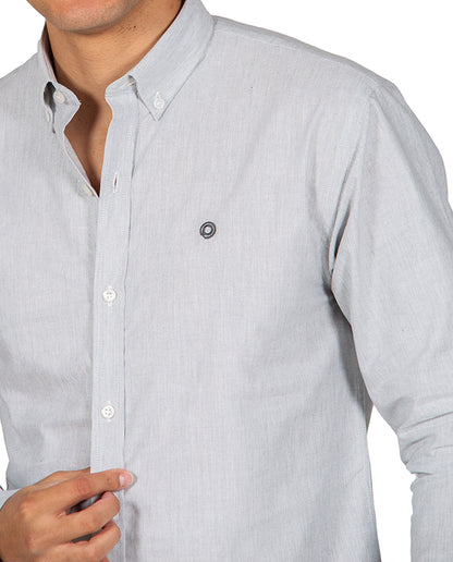 Camisa Oxford Liso