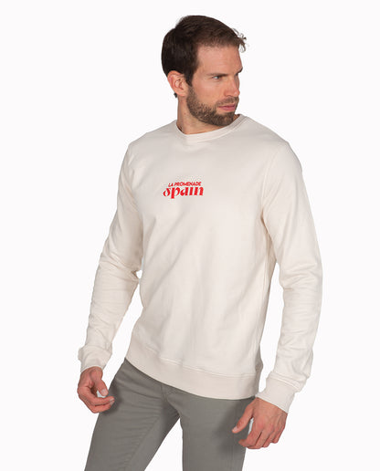 Cream Airplane Sweatshirt