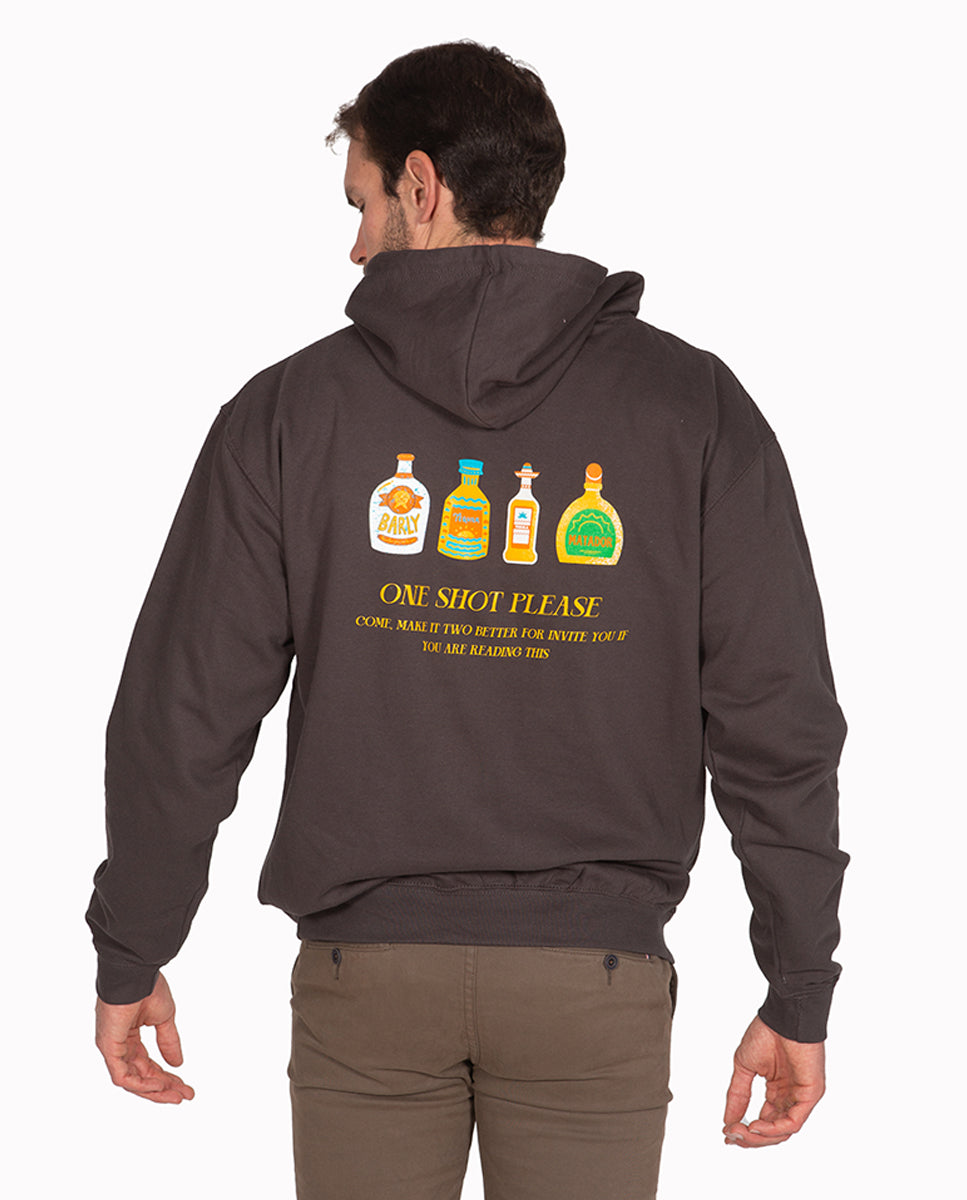 Sudadera Capucha Tequila Antracita