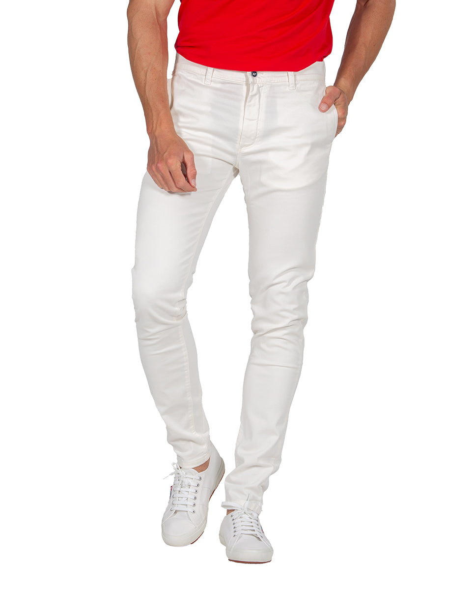 White Skiny Chino