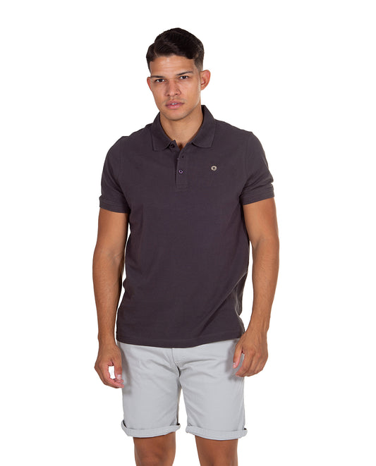 Organic Polo Anthracite Grey